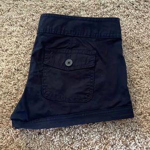 Express navy shorts